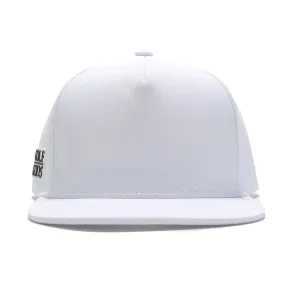 TOUR PRO Golf Hat in White with Flat Brim