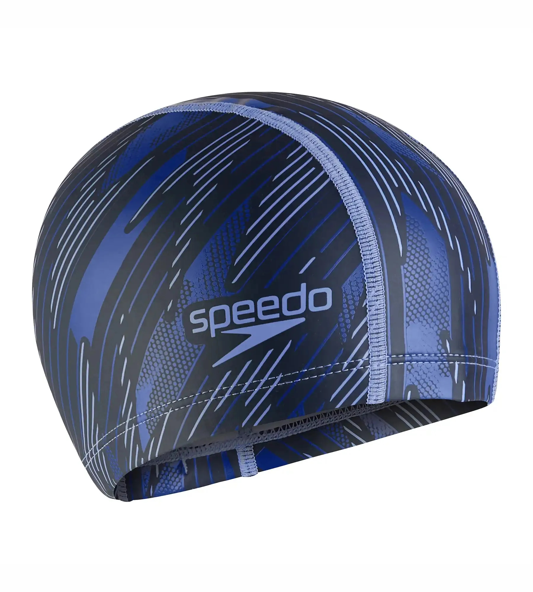 Unisex Adult Boom Ultra Pace Swim Cap - Black & Blue