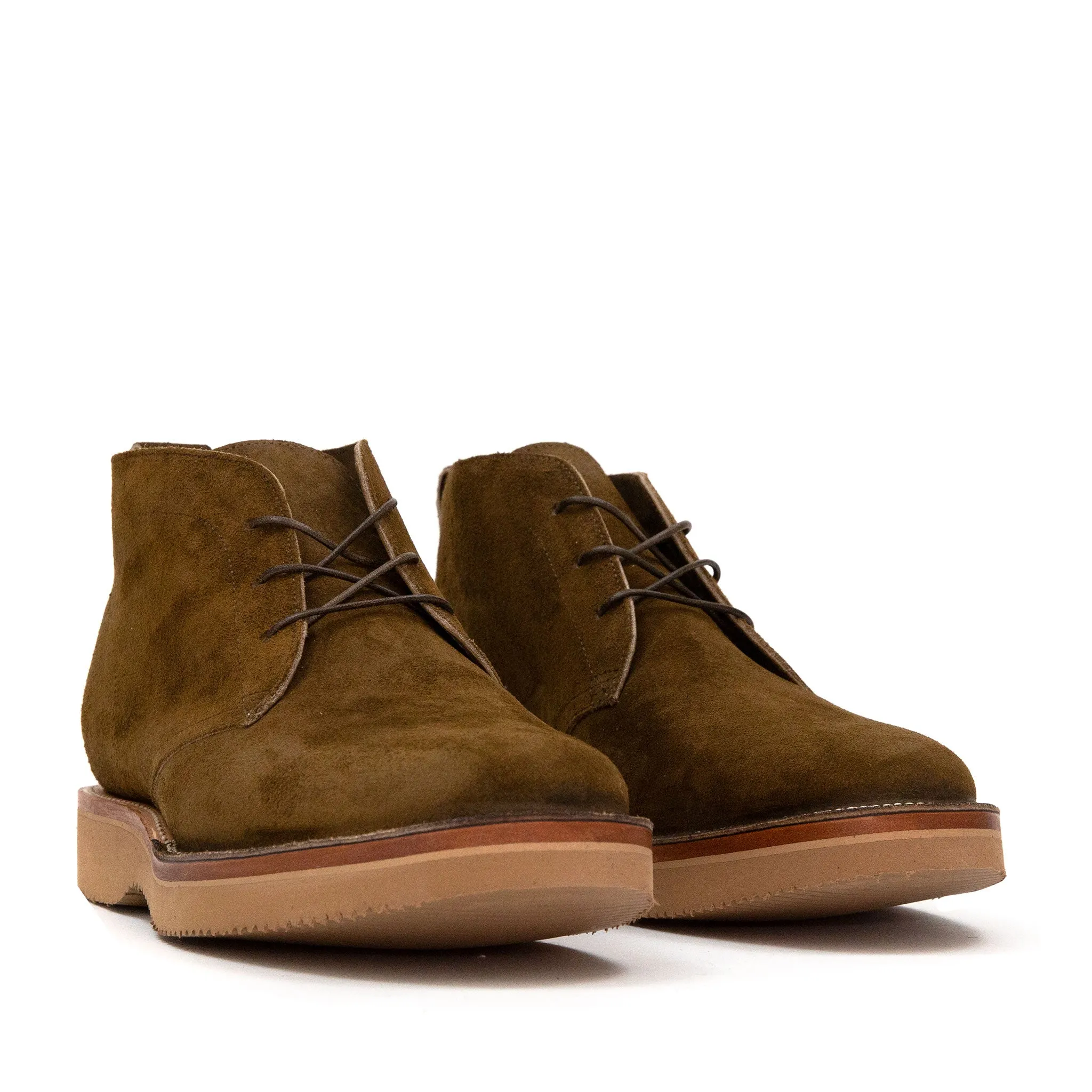 Viberg Mushroom Chamois Roughout Chukka Boot